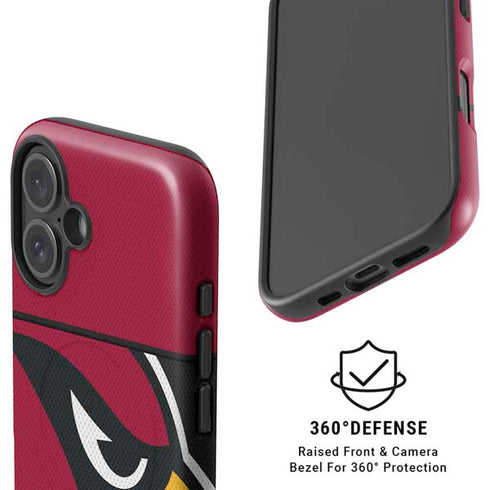 NFL Arizona Cardinals Zone Block iPhone 16 Magsafe Impact Case