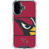NFL Arizona Cardinals Zone Block iPhone 16 Plus Clear Case