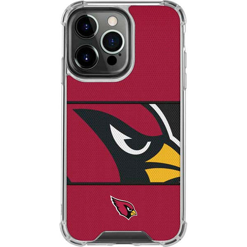 NFL Arizona Cardinals Zone Block iPhone 16 Pro Clear Case