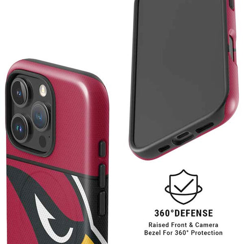 NFL Arizona Cardinals Zone Block iPhone 16 Pro Magsafe Impact Case