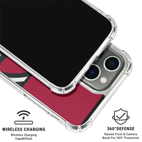NFL Arizona Cardinals Zone Block iPhone 16 Pro Max Clear Case