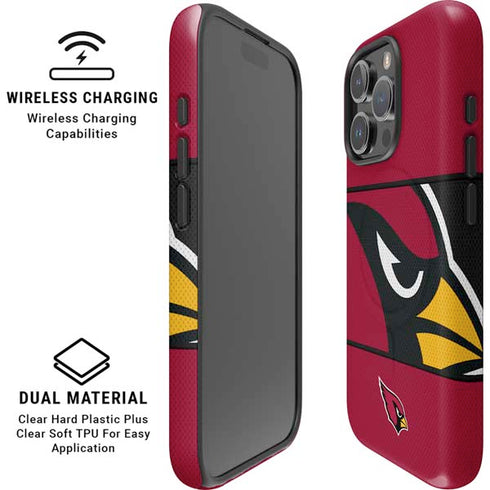 NFL Arizona Cardinals Zone Block iPhone 16 Pro Max Magsafe Impact Case