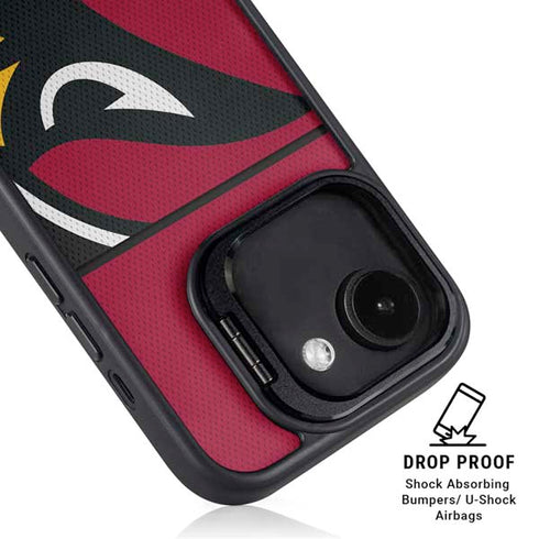 NFL Arizona Cardinals Zone Block iPhone 16e Kickstand Case