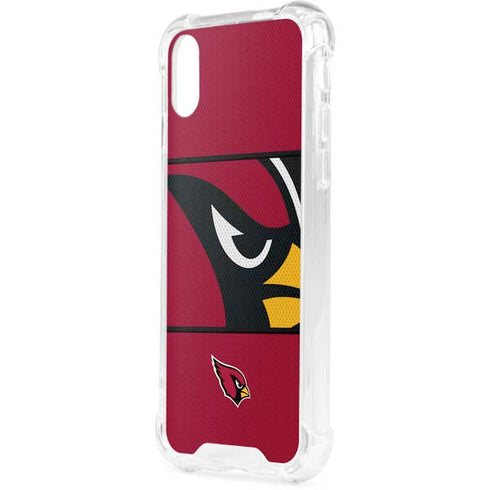 NFL Arizona Cardinals Zone Block iPhone XS Clear Case
