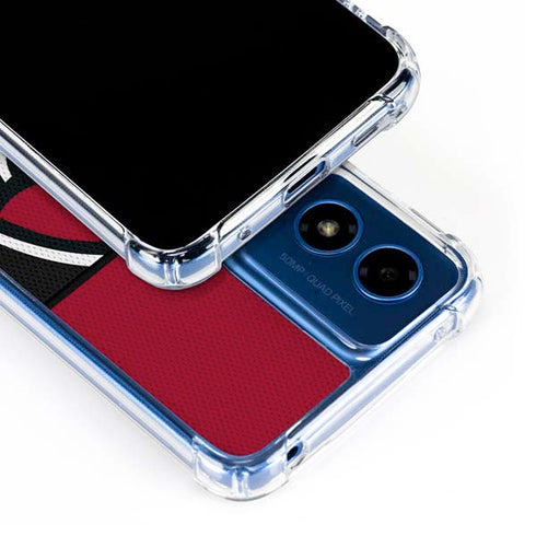 NFL Arizona Cardinals Zone Block Moto G 5G (2024) Clear Case