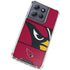 NFL Arizona Cardinals Zone Block Moto G Play 5G (2025) Clear Case