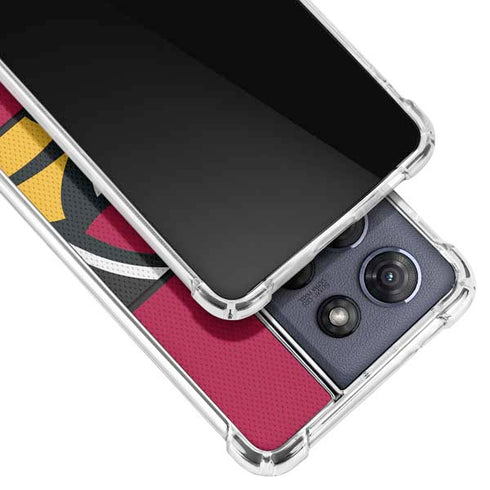 NFL Arizona Cardinals Zone Block Moto G Play 5G (2025) Clear Case