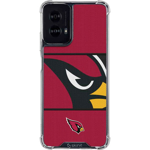 NFL Arizona Cardinals Zone Block Moto G Power 5G (2024) Clear Case