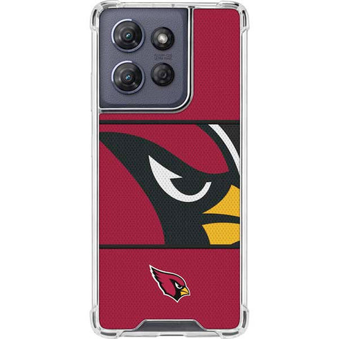 NFL Arizona Cardinals Zone Block Moto G Power 5G (2025) Clear Case