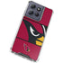 NFL Arizona Cardinals Zone Block Moto G Power 5G (2025) Clear Case