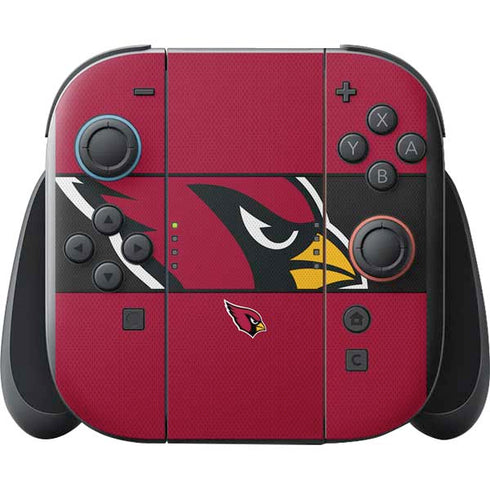 NFL Arizona Cardinals Zone Block Nintendo Switch 2 (2025) with Joy-Con Skin