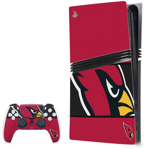 NFL Arizona Cardinals Zone Block PS5 Pro Bundle Skin