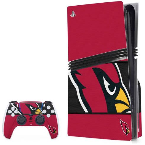 NFL Arizona Cardinals Zone Block PS5 Pro Disk Bundle Skin