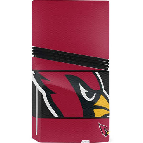 NFL Arizona Cardinals Zone Block PS5 Pro Disk Console Skin