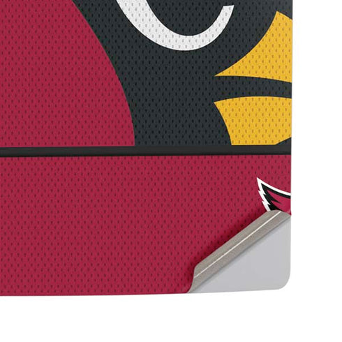 NFL Arizona Cardinals Zone Block PS5 Pro Disk Console Skin
