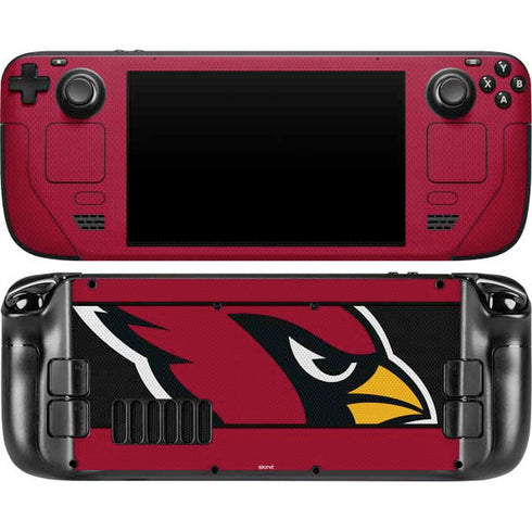 NFL Arizona Cardinals Zone Block Steam Deck Handheld Gaming Computer OLED Skin