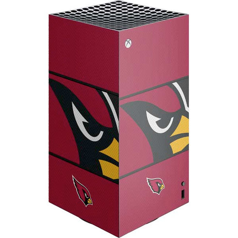 NFL Arizona Cardinals Zone Block XBox Series X Digital Edition Console Skin