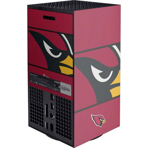 NFL Arizona Cardinals Zone Block XBox Series X Digital Edition Console Skin