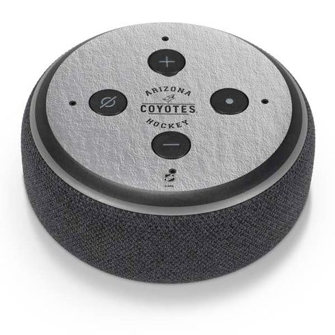 NHL Arizona Coyotes Black Text Amazon Echo Dot Skin
