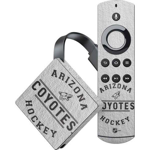 NHL Arizona Coyotes Black Text Amazon Fire TV Skin