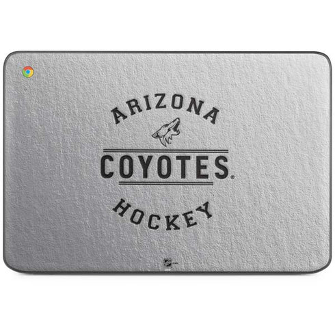 NHL Arizona Coyotes Black Text HP Chromebook Skin