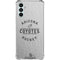 NHL Arizona Coyotes Black Text Galaxy A13 5G Clear Case