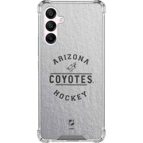 NHL Arizona Coyotes Black Text Galaxy A16 5G Clear Case