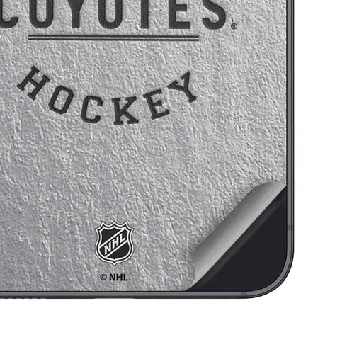 NHL Arizona Coyotes Black Text Galaxy A16 5G Skin