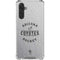 NHL Arizona Coyotes Black Text Galaxy A17 Clear Case