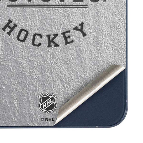 NHL Arizona Coyotes Black Text Galaxy A35 5G Skin