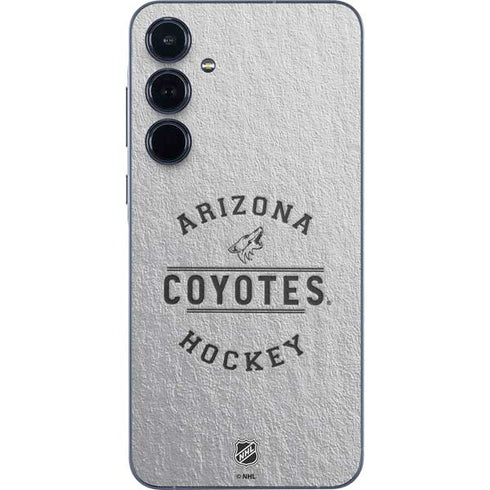 NHL Arizona Coyotes Black Text Galaxy A36 5G Skin