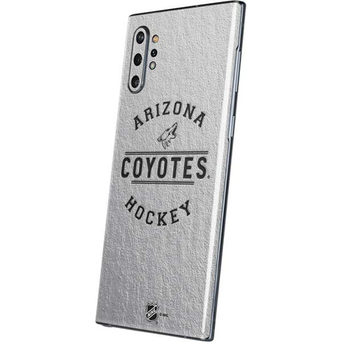 NHL Arizona Coyotes Black Text Galaxy Note 10 Plus Skin