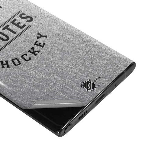 NHL Arizona Coyotes Black Text Galaxy Note 10 Plus Skin