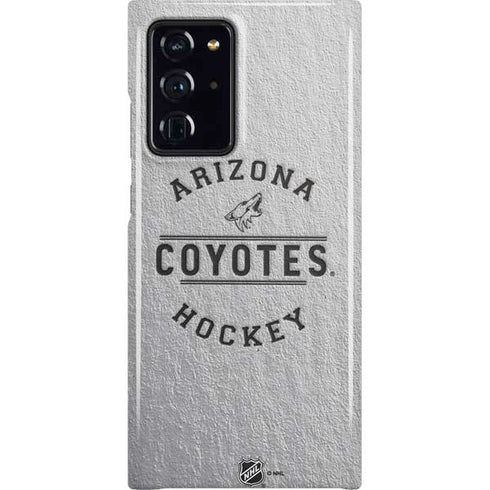 NHL Arizona Coyotes Black Text Galaxy Cases