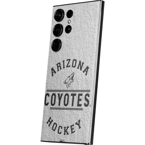 NHL Arizona Coyotes Black Text Galaxy Skins