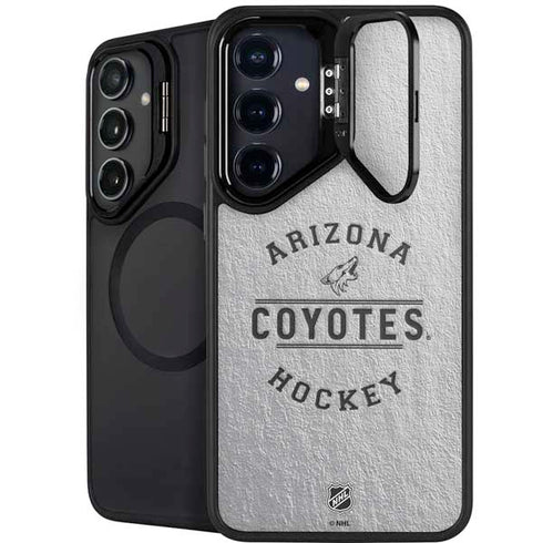 NHL Arizona Coyotes Black Text Galaxy S24 FE Kickstand Case