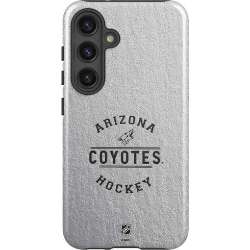 NHL Arizona Coyotes Black Text Galaxy S25 Impact Case