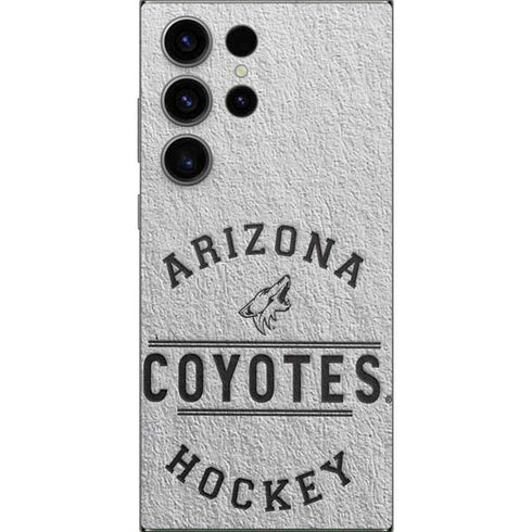 NHL Arizona Coyotes Black Text Galaxy S24 Ultra Skin