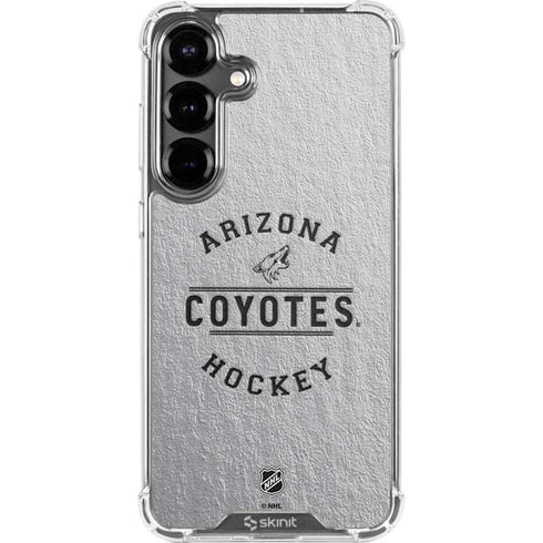 NHL Arizona Coyotes Black Text Galaxy S26 Clear Case