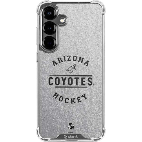 NHL Arizona Coyotes Black Text Galaxy S26 Plus Clear Case