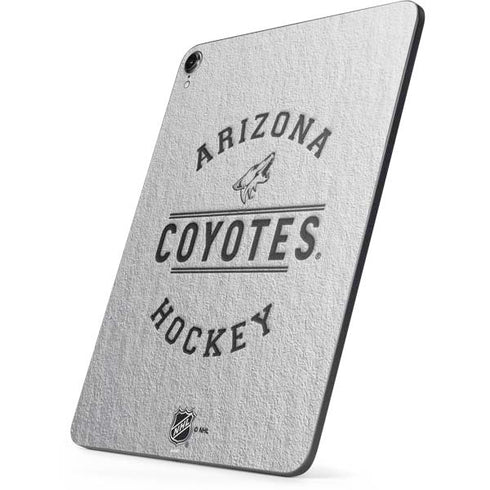 NHL Arizona Coyotes Black Text Apple iPad Pro Skin