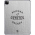 NHL Arizona Coyotes Black Text iPad Pro 11in (2024) Clear Case