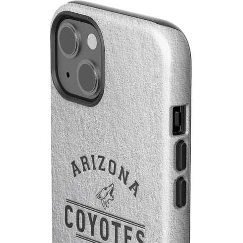 NHL Arizona Coyotes Black Text iPhone 15 Impact Case