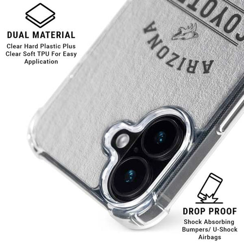 NHL Arizona Coyotes Black Text iPhone 16 MagSafe Case