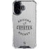 NHL Arizona Coyotes Black Text iPhone 16 Plus Clear Case