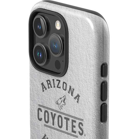 NHL Arizona Coyotes Black Text iPhone 16 Pro Max Impact Case