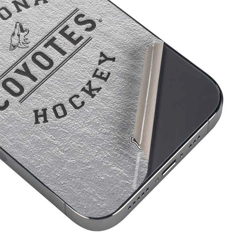 NHL Arizona Coyotes Black Text iPhone 16 Pro Skin