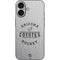 NHL Arizona Coyotes Black Text iPhone 16 Skin