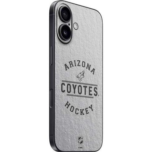 NHL Arizona Coyotes Black Text iPhone 16 Skin