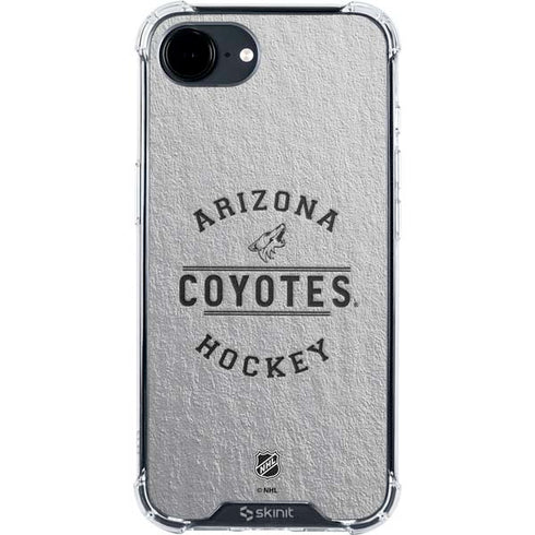 NHL Arizona Coyotes Black Text iPhone 16e Clear Case